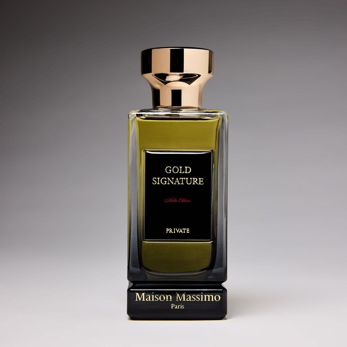 Flacon Gold Signature de Maison Massimo
