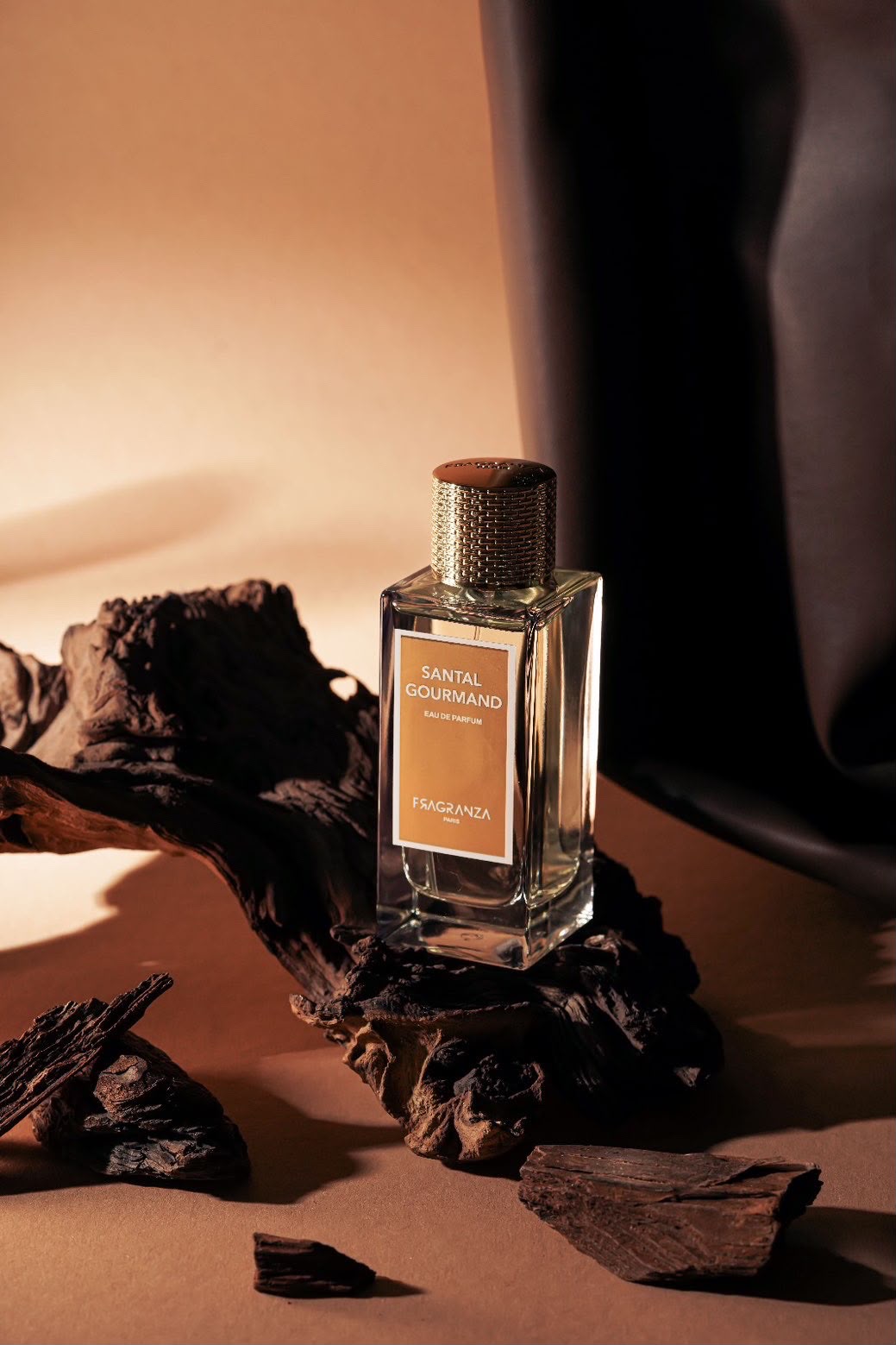 Santal Gourmand – Maison Fragranza, flacon extrait de parfum